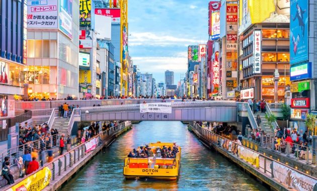 15 מקומות שחובה לבקר בהם באוסקה, יפן