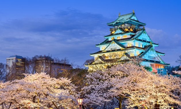 Grad Osaka: obsežen vodnik po tej zgodovinski znamenitosti