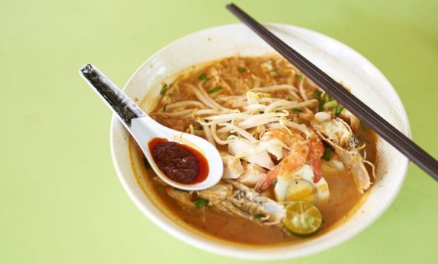 Berühmte Sungei Road Rikscha Laksa