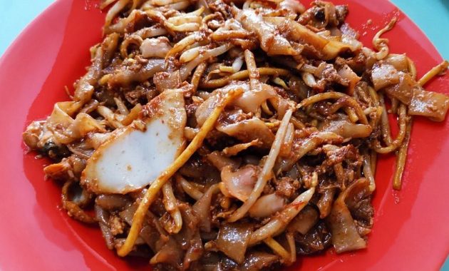Outram Park Fried Kway Teow Mee Singapur Michelin-Stern ausgezeichnetes Street Food