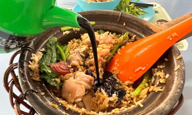 Lian He Ben Ji Claypot Rice Singapur Michelin-Stern ausgezeichnetes Street Food